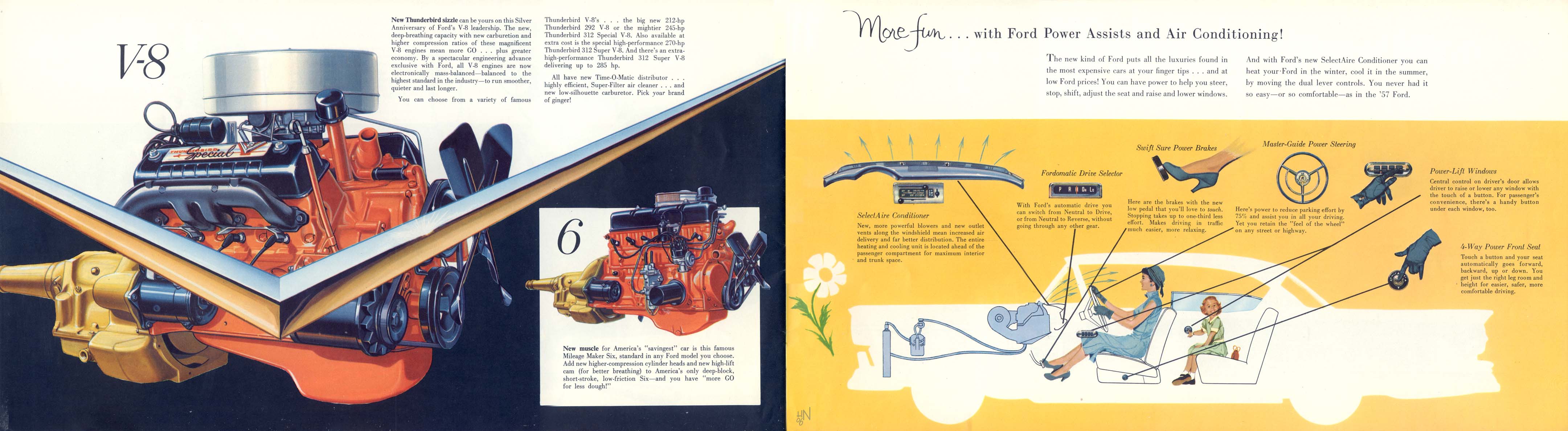 1957 Ford Fairlane Brochure Page 1